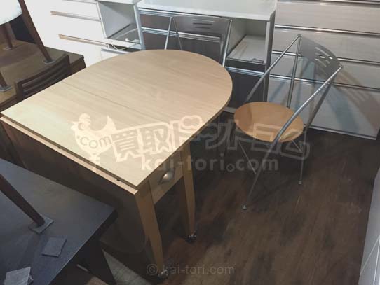 買取金額12000円　calligaris/カリガリス ダイニング３点セット